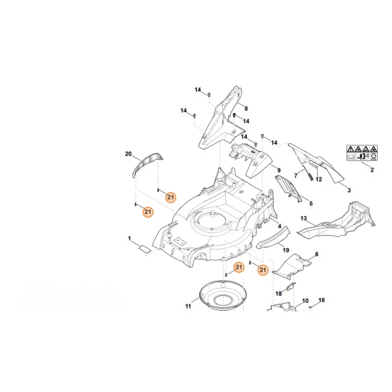 Stihl  Śruba IS P5x20 9076 611 4290